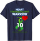 Heart Transplant 10 year Anniversary Warrior Tenth Year T-Shirt - T-Shirt | Navy