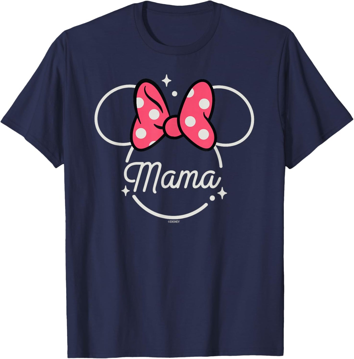 Disney Minnie Mouse Mama Head Icon Magic Mother's Day , black T-Shirt - T-Shirt | Navy