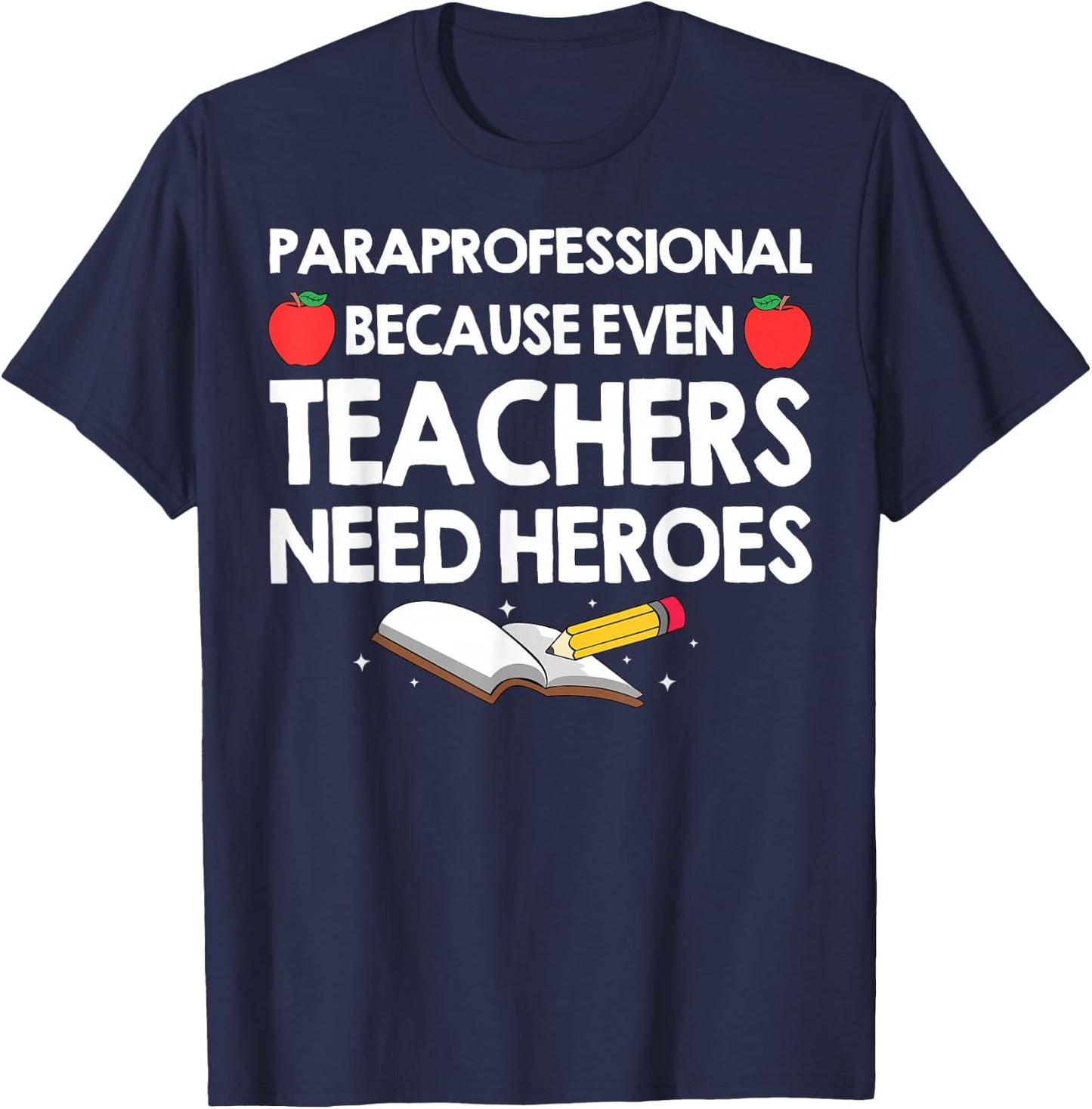 Cool Para Professional Women Kindergarten Preschool T-Shirt - T-Shirt | Navy