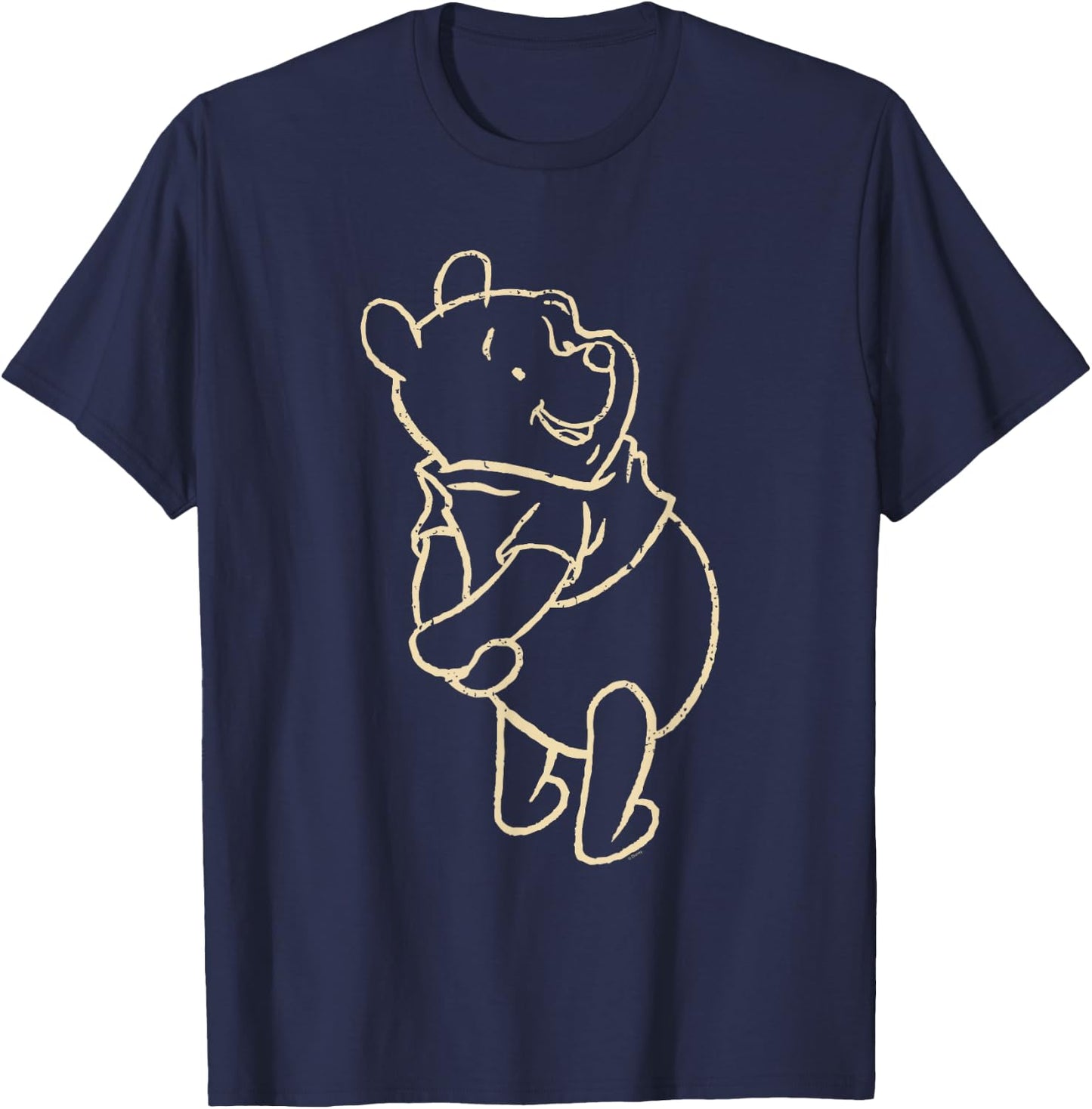 Winnie The Pooh Pose Nightdress , black T-Shirt - T-Shirt | Navy