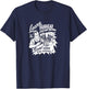 Retro Learn Panhead Engine Repair Vintage HD VTwin Biker T-Shirt - T-Shirt | Navy
