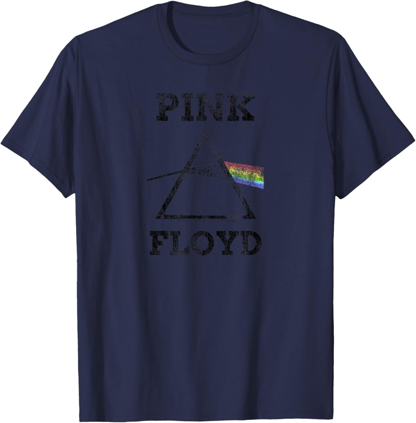 Pink Floyd Die dunkle Seite des Mondes in Verleumdung T-Shirt - T-Shirt | Navy