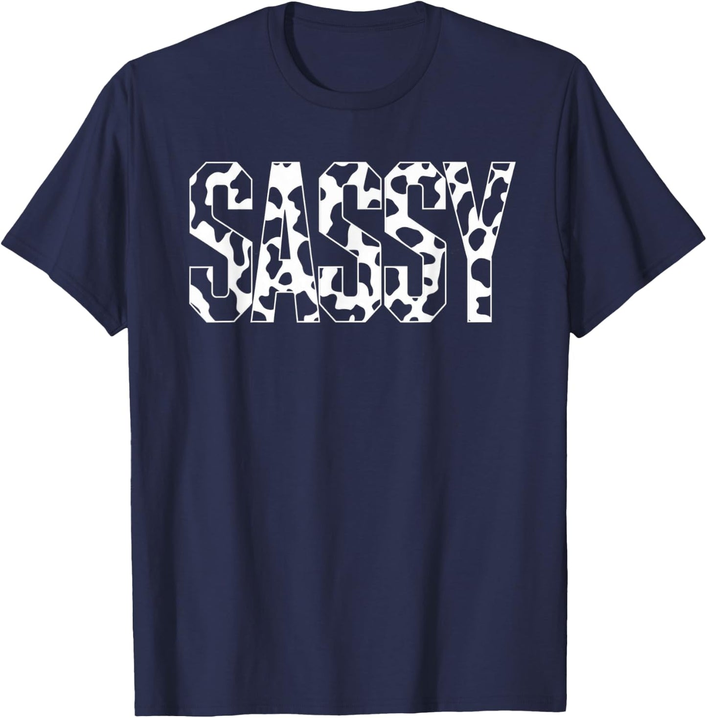 Cow Sassy Birthday Family Matching Mothers Day Gifts kids T-Shirt - T-Shirt | Navy