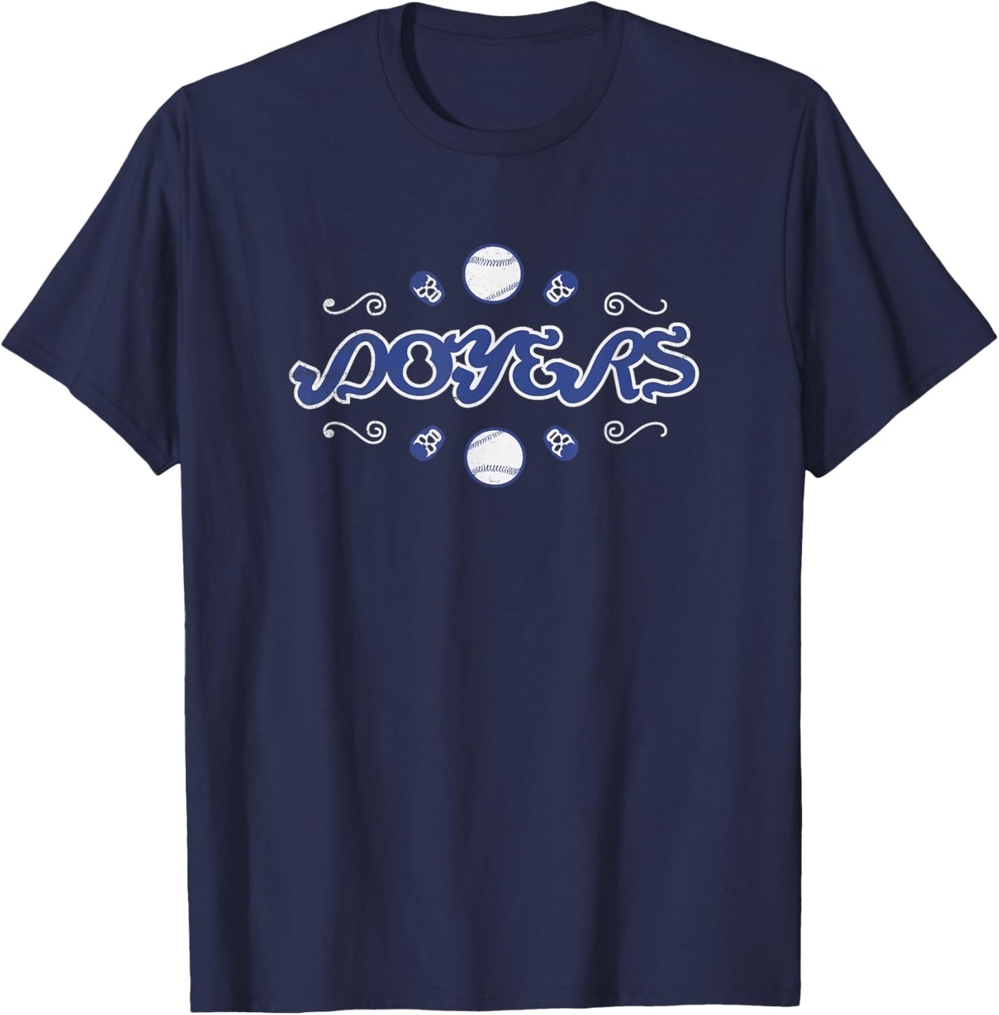 DOYERS Los Angeles Fun Baseball Mexican Pride T Shirt T-Shirt - T-Shirt | Navy