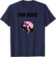 Pink Floyd Animals Flying Pig T-Shirt - T-Shirt | Navy