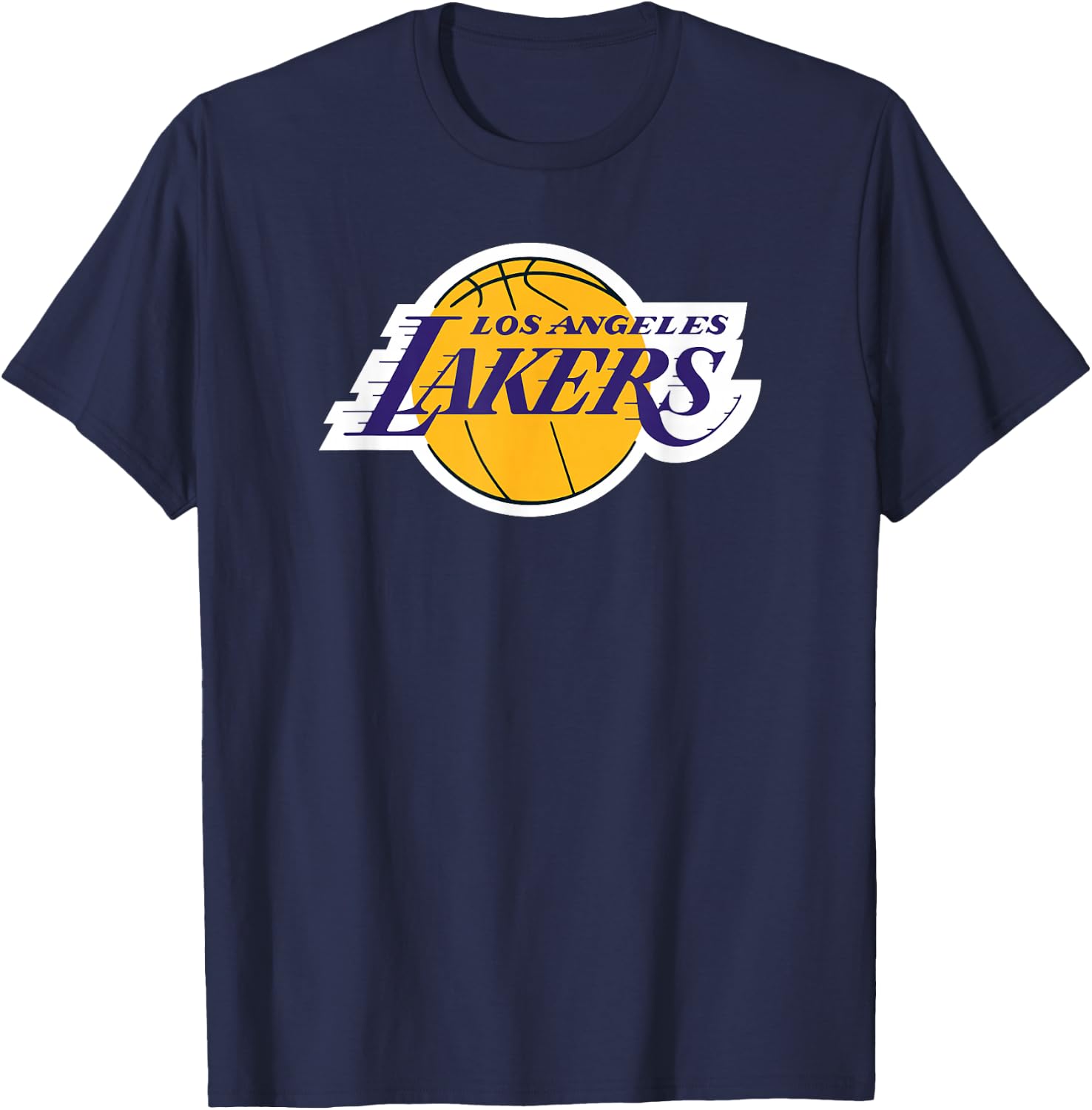 NBA Los Angeles Lakers Offizielles Lizenzprodukt T-Shirt - T-Shirt | Navy