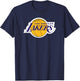 NBA Los Angeles Lakers Offizielles Lizenzprodukt T-Shirt - T-Shirt | Navy