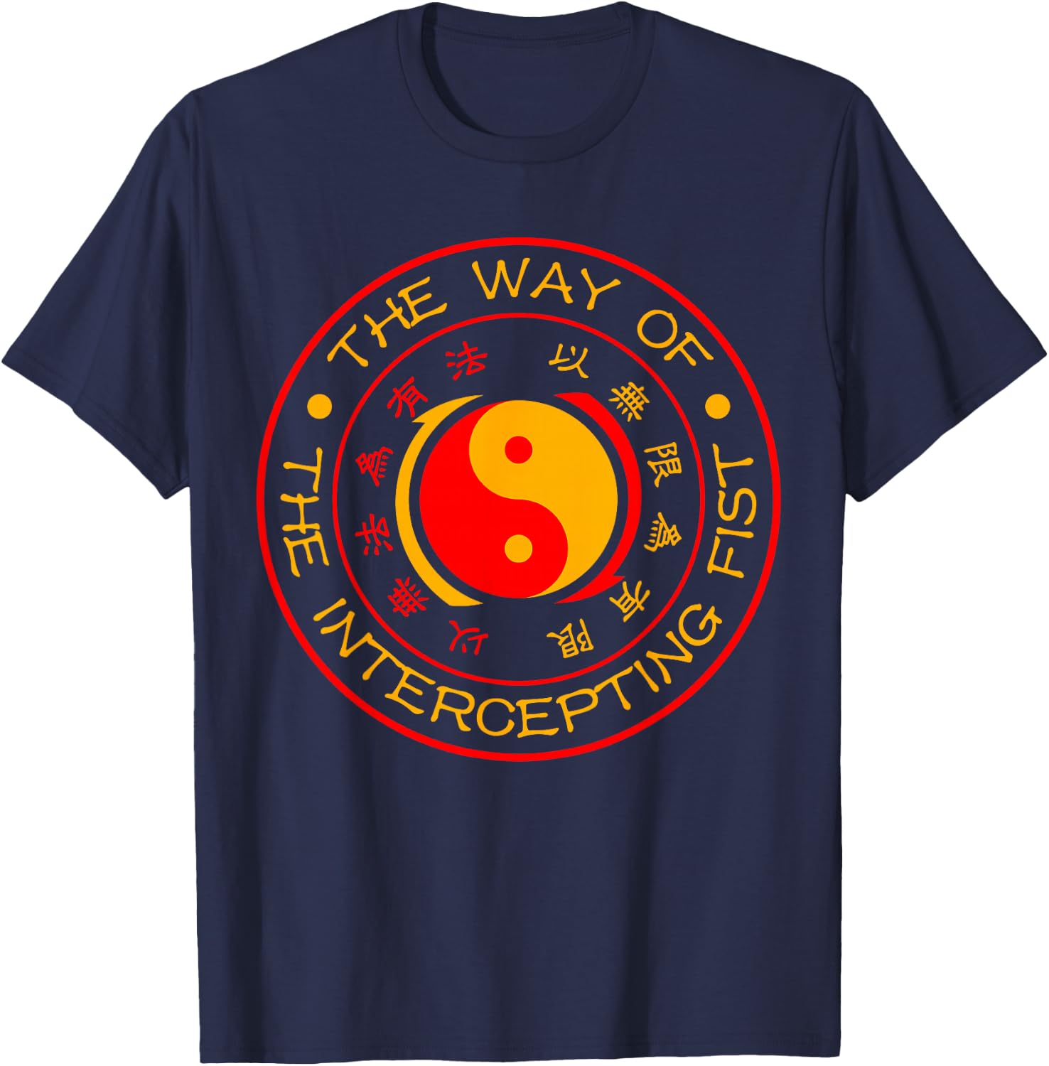 Jeet Kune Do The Way Of The Intercepting Fist Seal JKD T-Shirt - T-Shirt | Navy