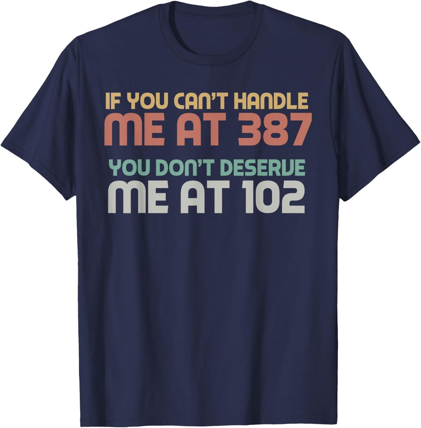 You Can't Handle Me Insulin Funny T1D Diabetic Diabetes T-Shirt - T-Shirt | Navy