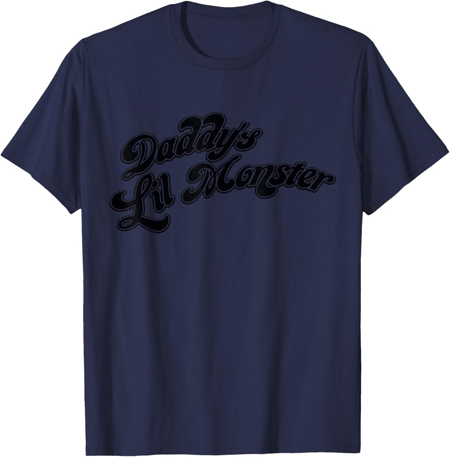 DC Suicide Squad Harley Quinn Daddy's Lil Monster T-Shirt - T-Shirt | Navy