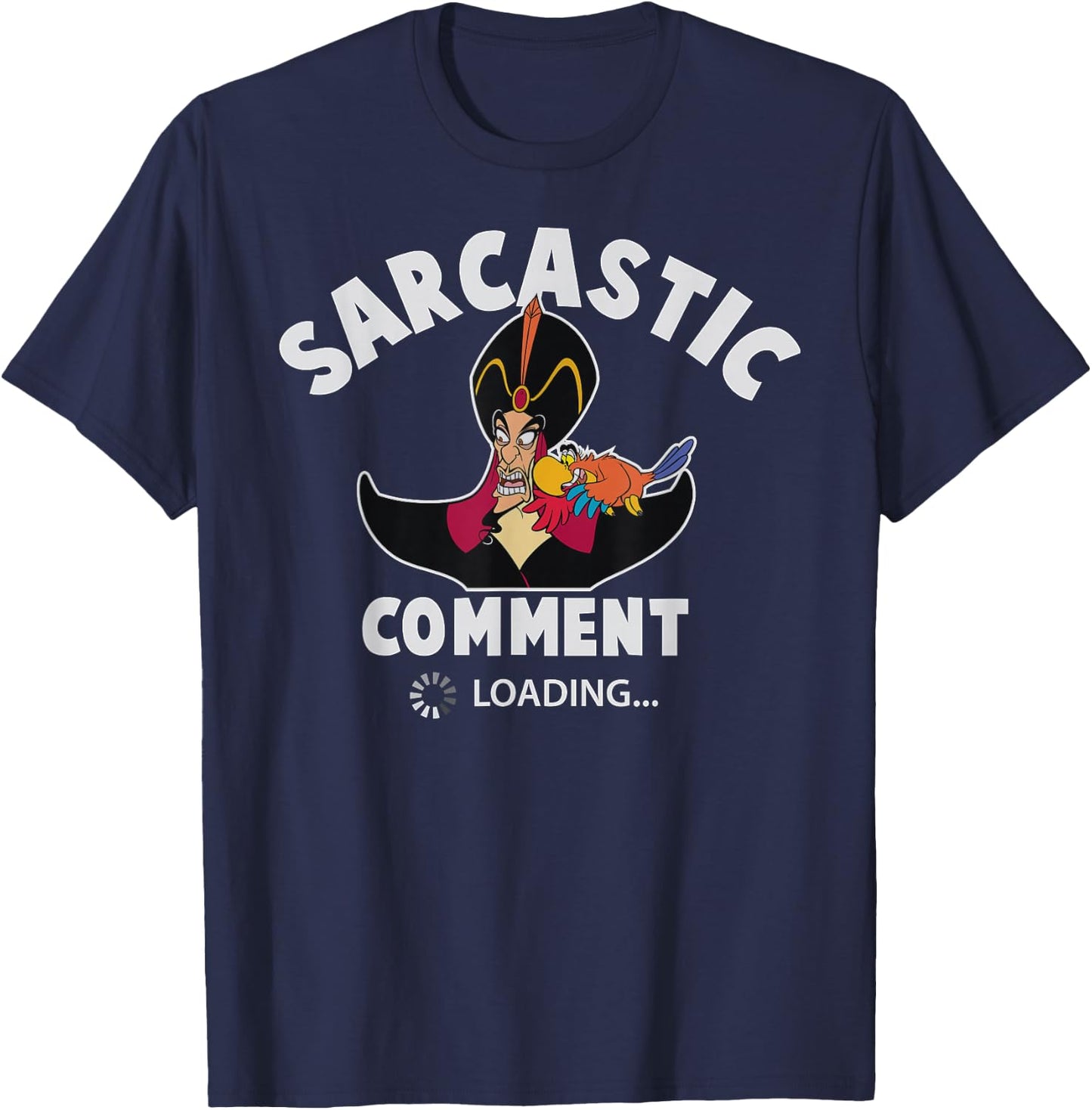 Disney - Jafar Sarcastic Comment Loading T-Shirt - T-Shirt | Navy
