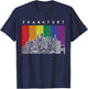 Frankfurt Deutschland Gay Pride Regenbogen Flagge T-Shirt - T-Shirt | Navy