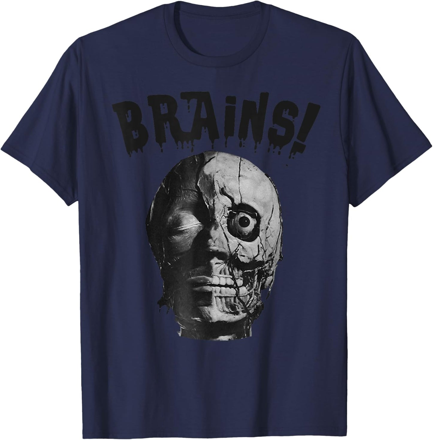 Living Dead Halloween Return Of The Dead Living Zombie T-Shirt - T-Shirt | Navy