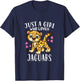 Funny Jaguar Lovers Just A Girl Who Loves Jaguars T-Shirt - T-Shirt | Navy