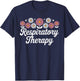Respiratory Therapy Lung Health Therapist T-Shirt - T-Shirt | Navy