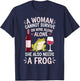 Woman Cannot Survive Wine Alone She Needs Frog T-Shirt - T-Shirt | Navy