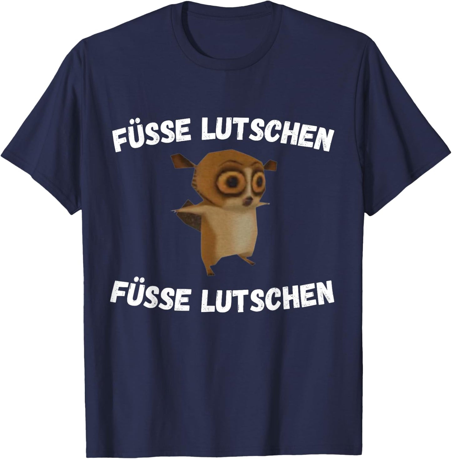 Fun with Feet, black T-Shirt - T-Shirt | Navy