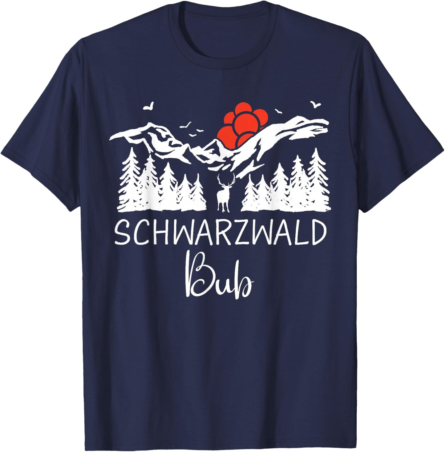 Black Forest Bub Black Forest , black T-Shirt - T-Shirt | Navy