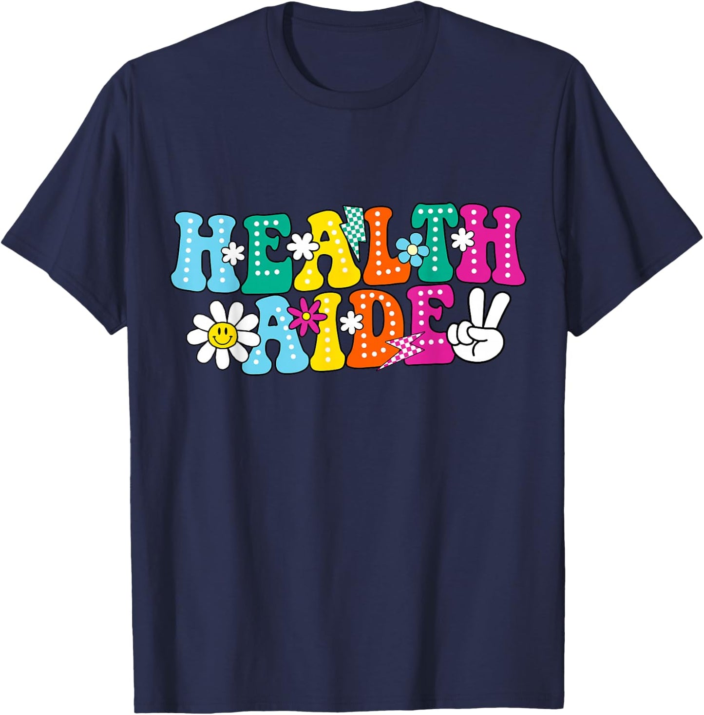 Health Aide Squad Admin Squad Back to School T-Shirt - T-Shirt | Navy