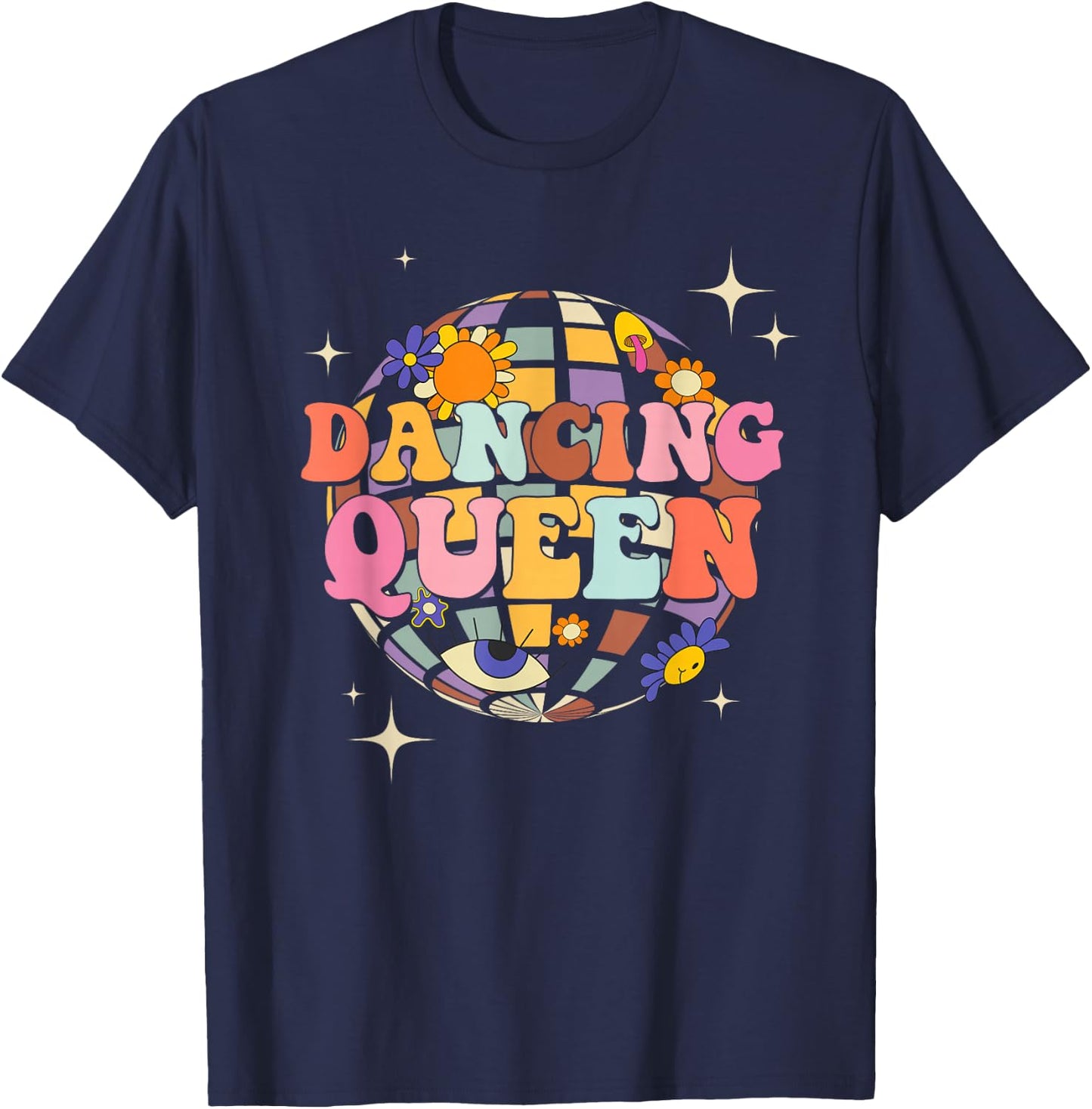Dancing Queen Dance Mom for Dance Parties Small T-Shirt - T-Shirt | Navy