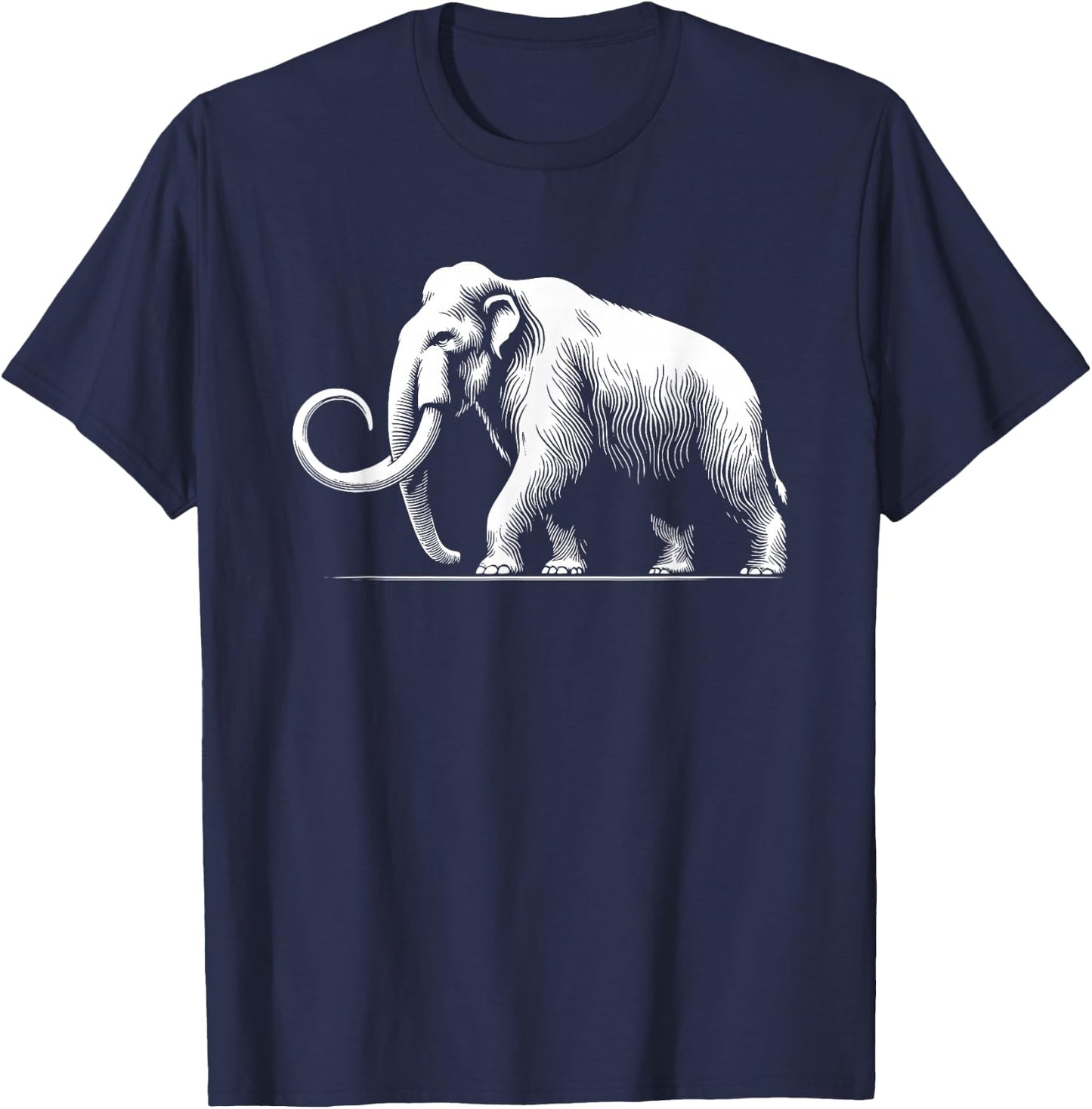 Mammoth Dad Mom Lover - Monochromatic Mammut , black T-Shirt - T-Shirt | Navy