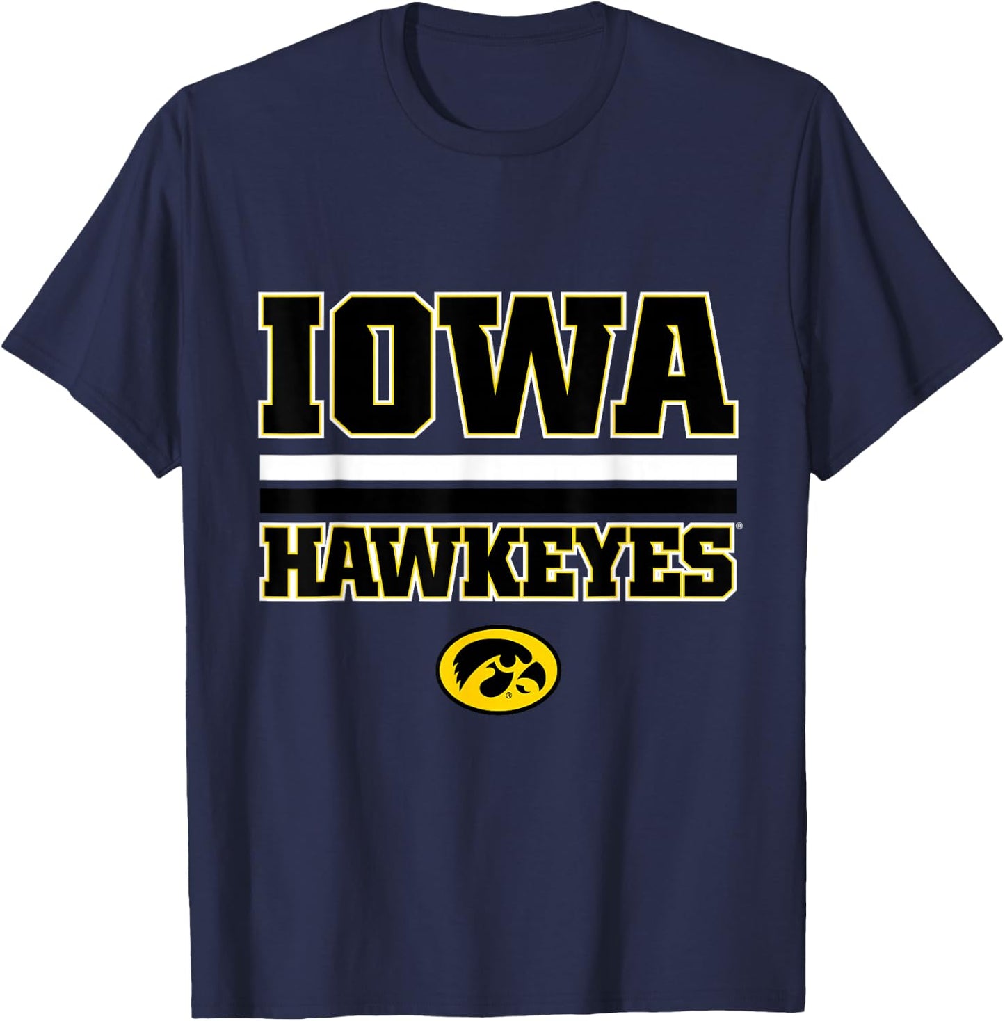 Iowa Hawkeyes |NCAA Official University Merch | VNPIOW301 T-Shirt - T-Shirt | Navy