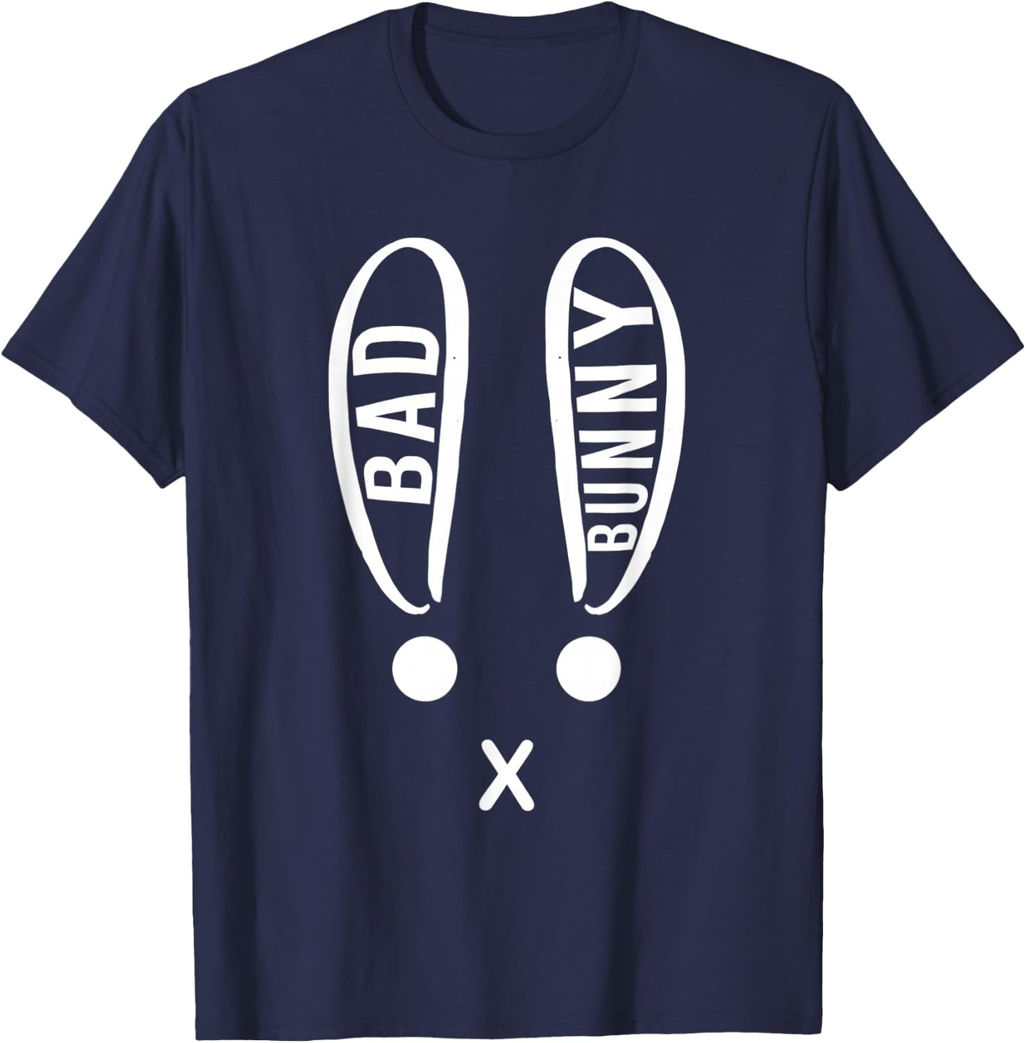 Bunny Bad Rabbit Christian Easter Eggs Holly Week Pascha T-S T-Shirt - T-Shirt | Navy