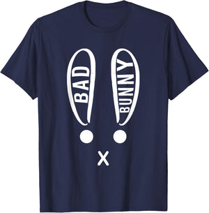 Bunny Bad Rabbit Christian Easter Eggs Holly Week Pascha T-S T-Shirt - T-Shirt | Navy
