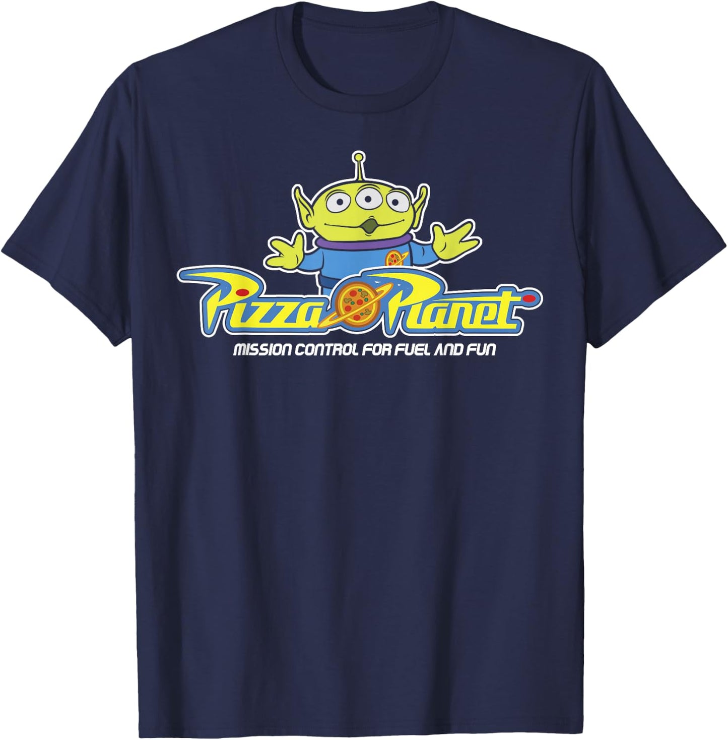 Disney Pixar Toy Story Alien Pizza Planet Classic T-Shirt - T-Shirt | Navy
