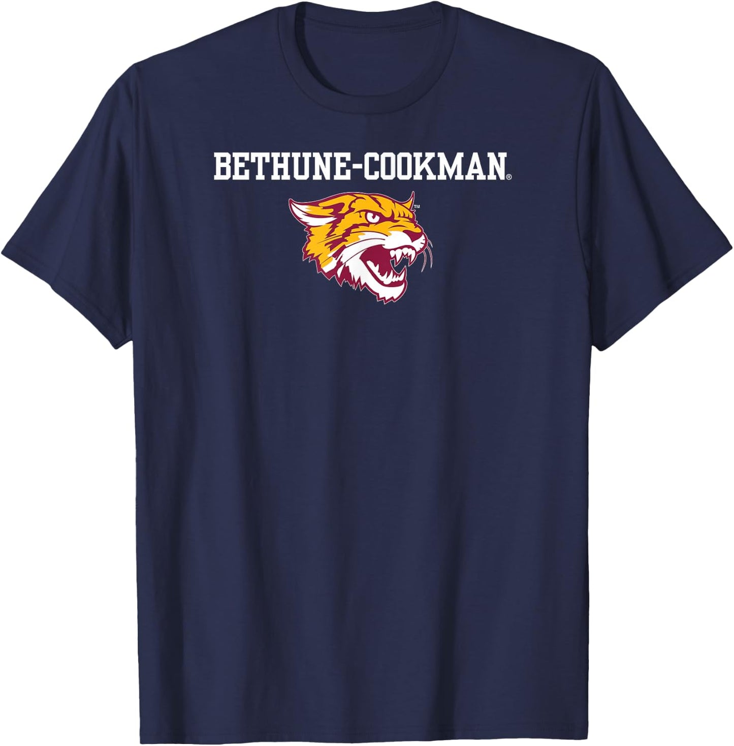 Bethune–Cookman Wildcats Icon Black Officially Licensed T-Shirt - T-Shirt | Navy