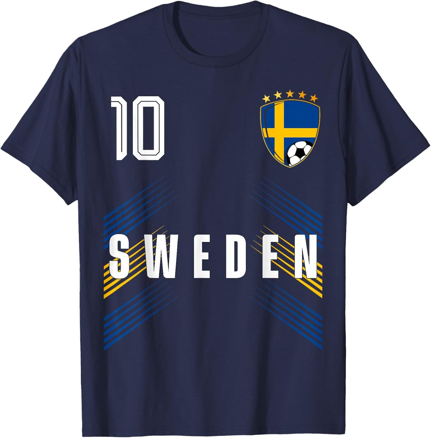 Drapeau de la Suède pour Les Amoureux de la fierté su T-Shirt - T-Shirt | Navy