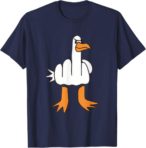 Funny Middle Finger Goose Dark Humour Funny Statement