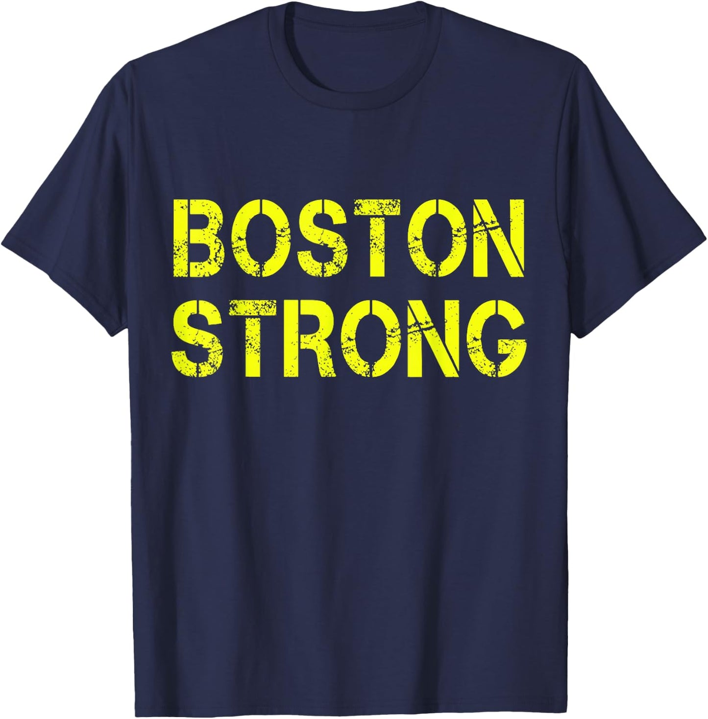 Boston Strong Retro Vintage Women T-Shirt - T-Shirt | Navy
