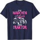 Echte Mädchen Fahren Traktor Spruch Trecker Landwirtin T-Shirt - T-Shirt | Navy