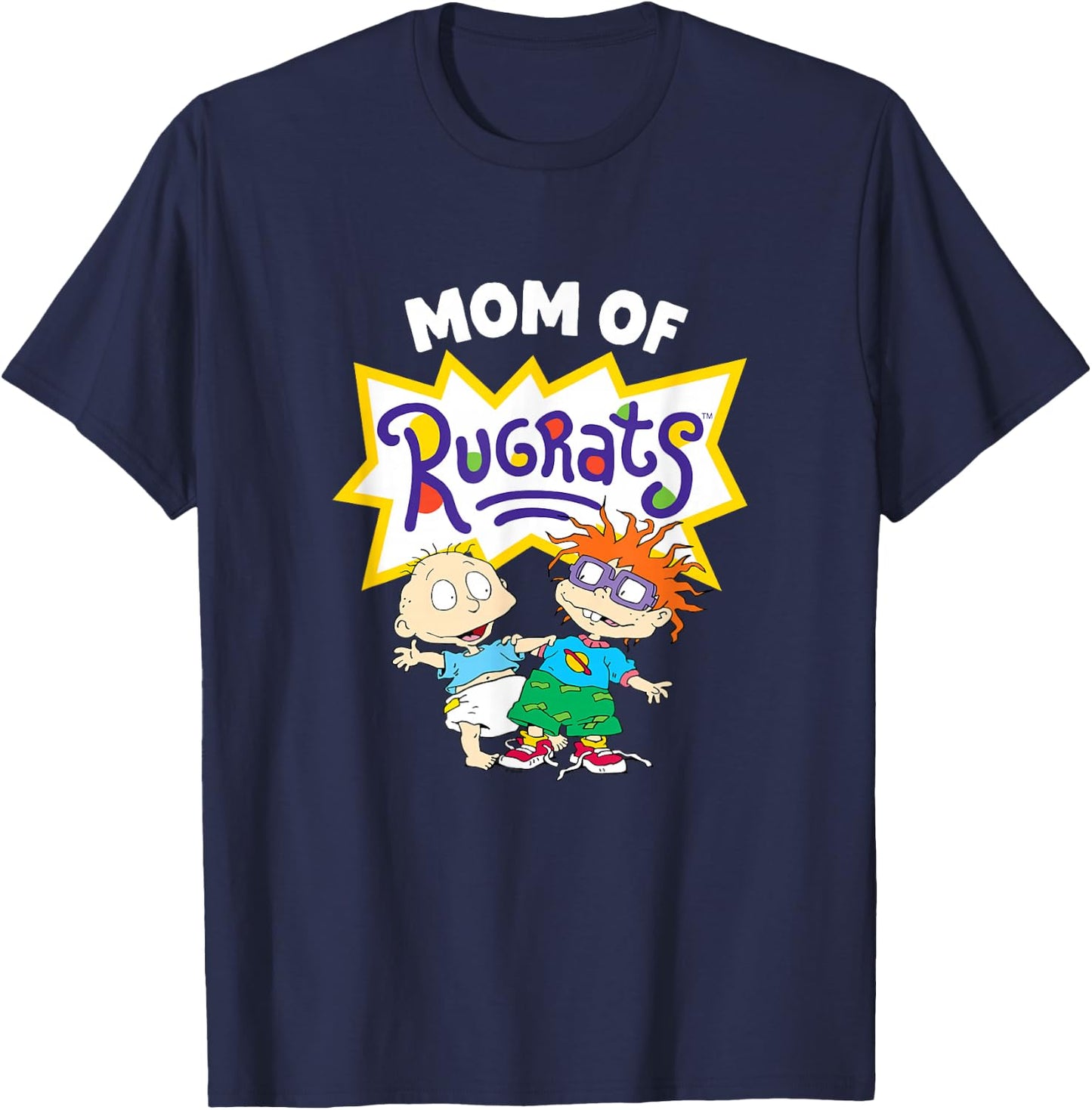 Rugrats - Mom Of Rugrats T-Shirt - T-Shirt | Navy