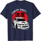 JDM Tokyo Japan Drift Race Car Tuning Retro Vintage Graphic T-Shirt - T-Shirt | Navy