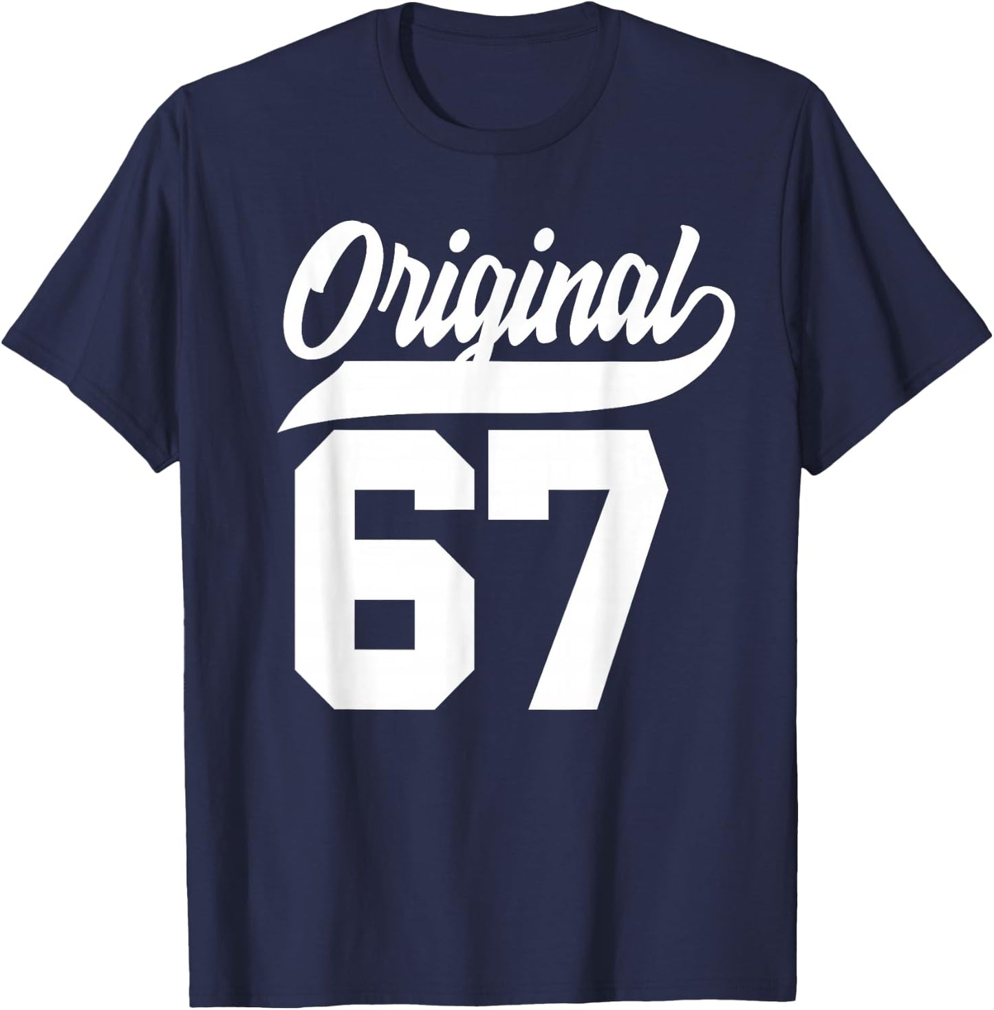 58th Birthday Gift Man Woman Original Vintage 1967 T-Shirt - T-Shirt | Navy