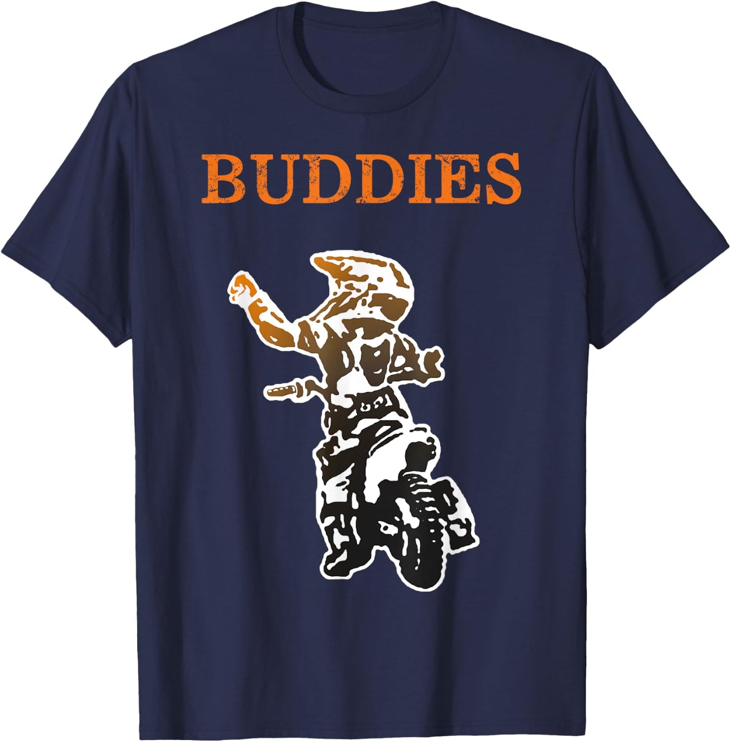 Father Son Matching Riding Buddies Dirt Bike Dad Motocross T-Shirt - T-Shirt | Navy