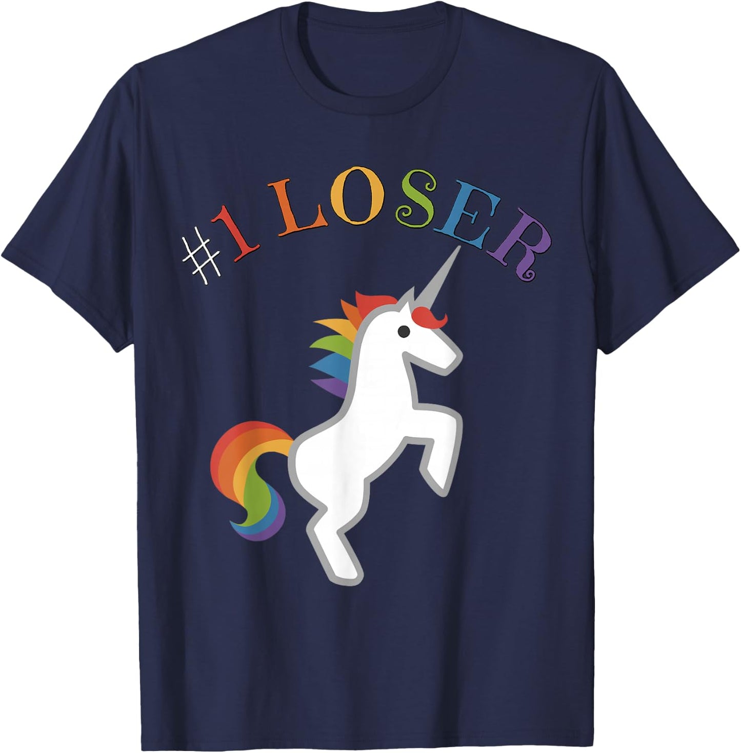 Sarcastic Funny #1 Loser Penalty Competition Loss T-Shirt - T-Shirt | Navy