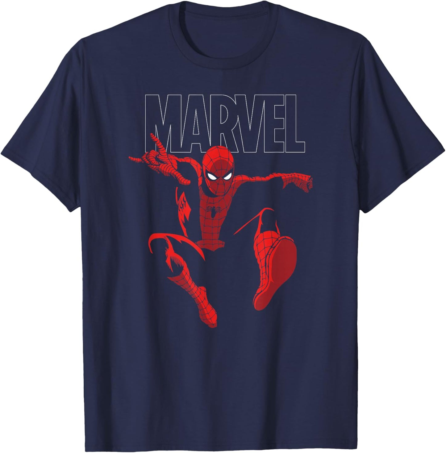 Marvel Spider-Man Strike T-Shirt - T-Shirt | Navy