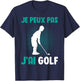 Je Peux Pas J'Ai Golf Boys' Golfer , Black, S T-Shirt - T-Shirt | Navy