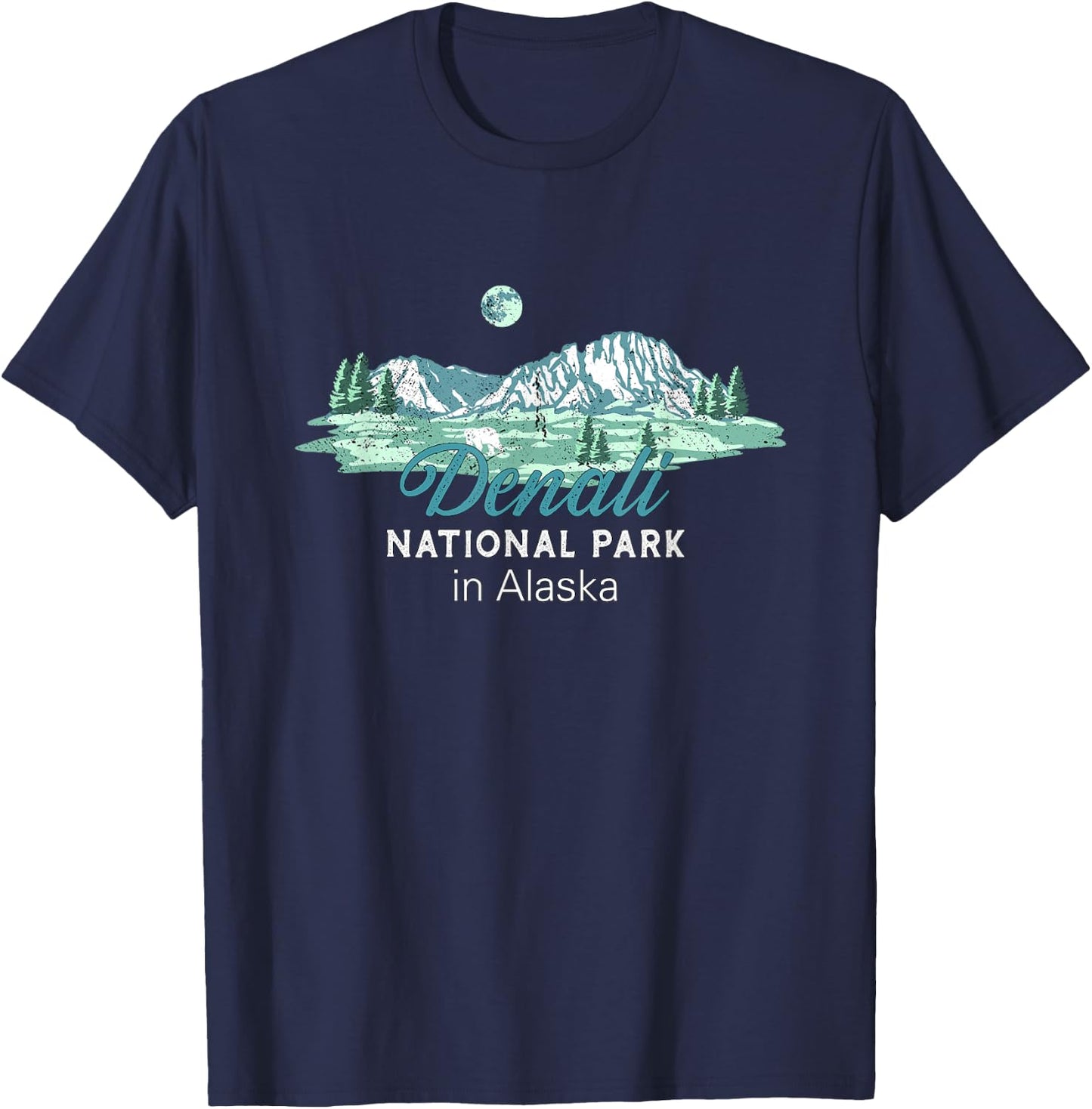 Denali National Park Alaska T-Shirt - T-Shirt | Navy