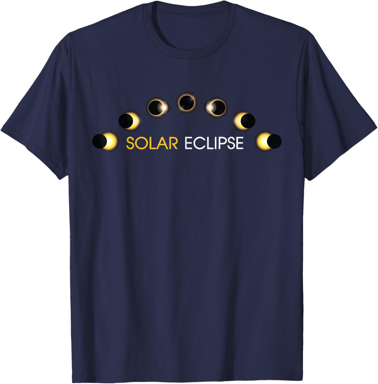 America Totality USA Total Solar Eclipse T-Shirt - T-Shirt | Navy