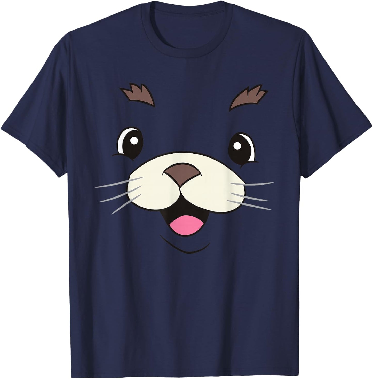 Lustiges Robbe Kostüm Lazy Halloween Kostüm Süße Robbe T-Shirt - T-Shirt | Navy