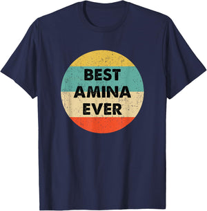 Amina Vorname T-Shirt - T-Shirt | Navy