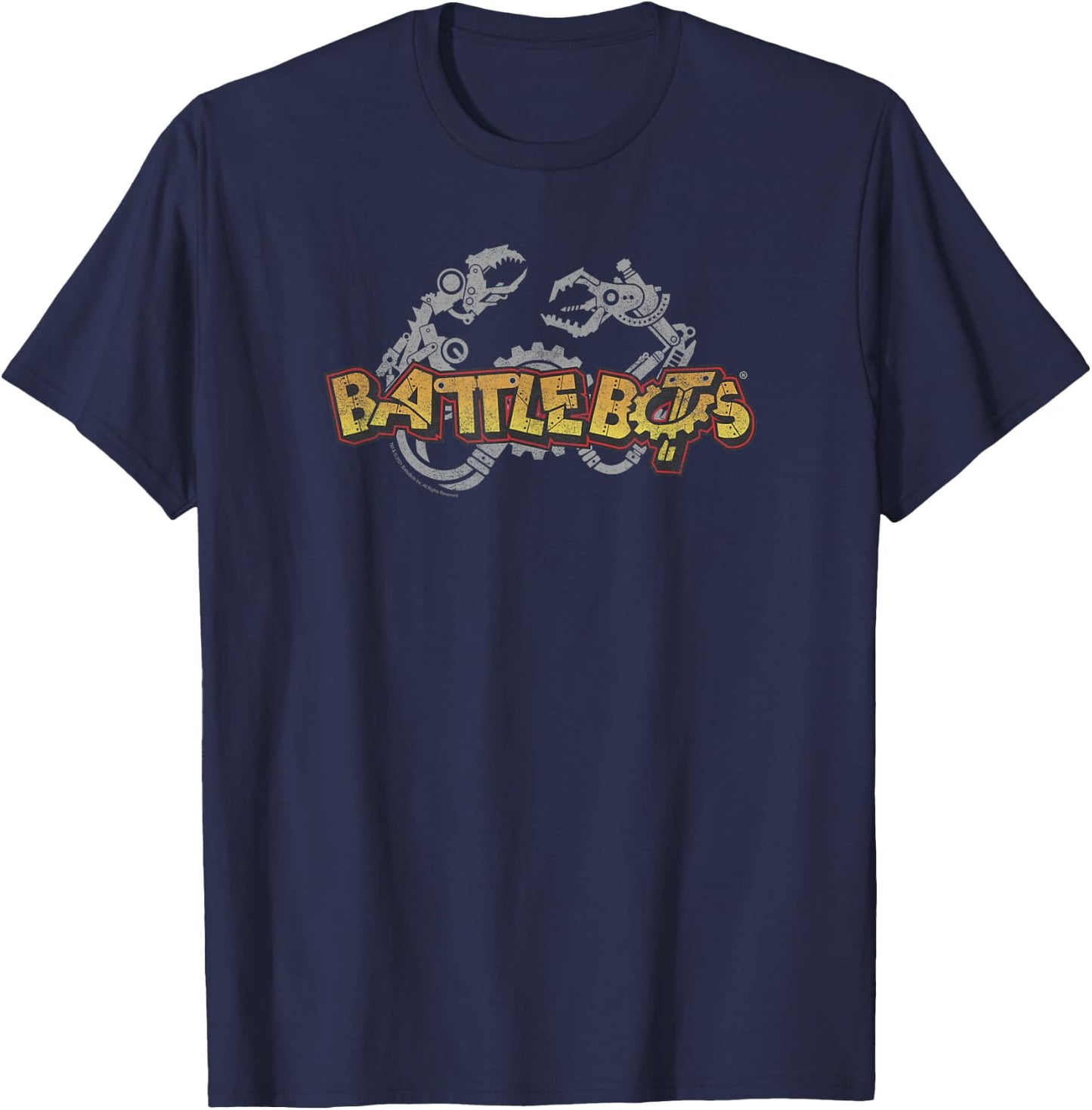 BattleBots Robot Claw Attack Logo T-Shirt - T-Shirt | Navy