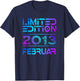 February 2013 Boy Girl 11th Birthday Limited Edition , black T-Shirt - T-Shirt | Navy