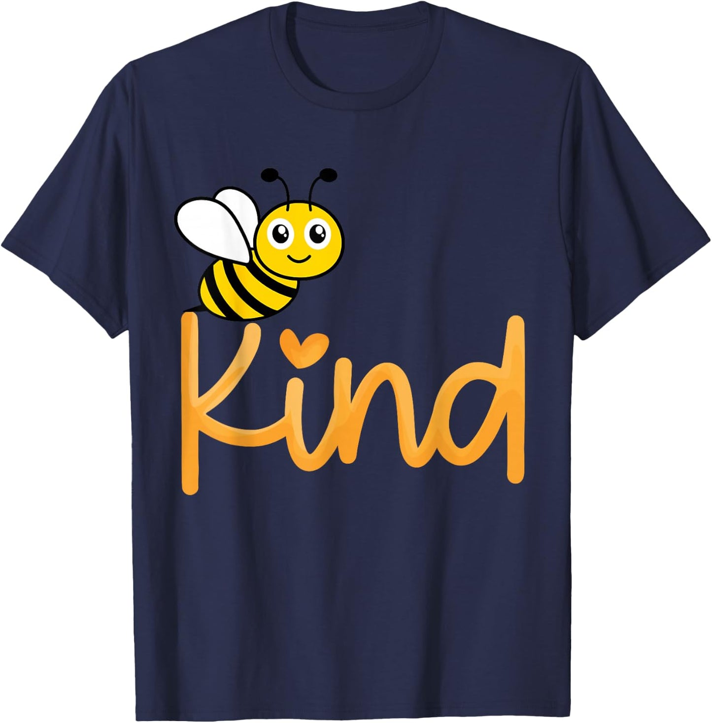 Be Kind Bee Kind Unity Day Orange Teacher Anti Bullying T-Shirt - T-Shirt | Navy