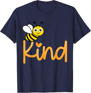 Be Kind Bee Kind Unity Day Orange Teacher Anti Bullying T-Shirt - T-Shirt | Navy