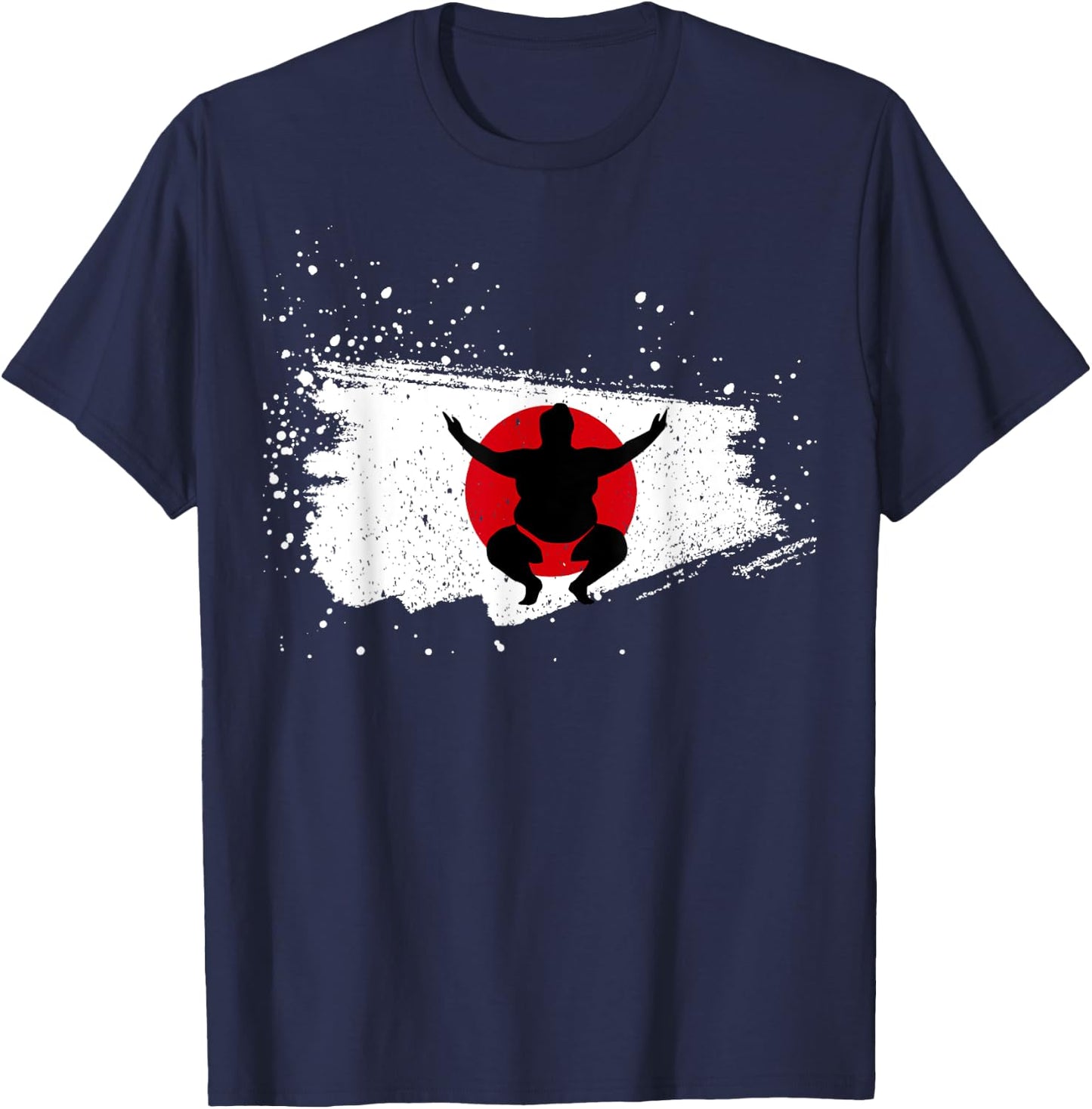 Sumo Sporty for Japanese Sport Lovers T-Shirt - T-Shirt | Navy